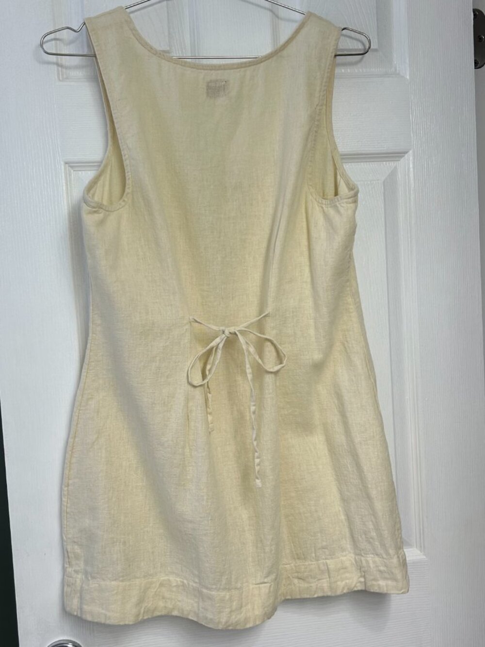 Free People Sunkissed Whisper Cotton-Linen Mini Dress, M - Picture 5 of 8